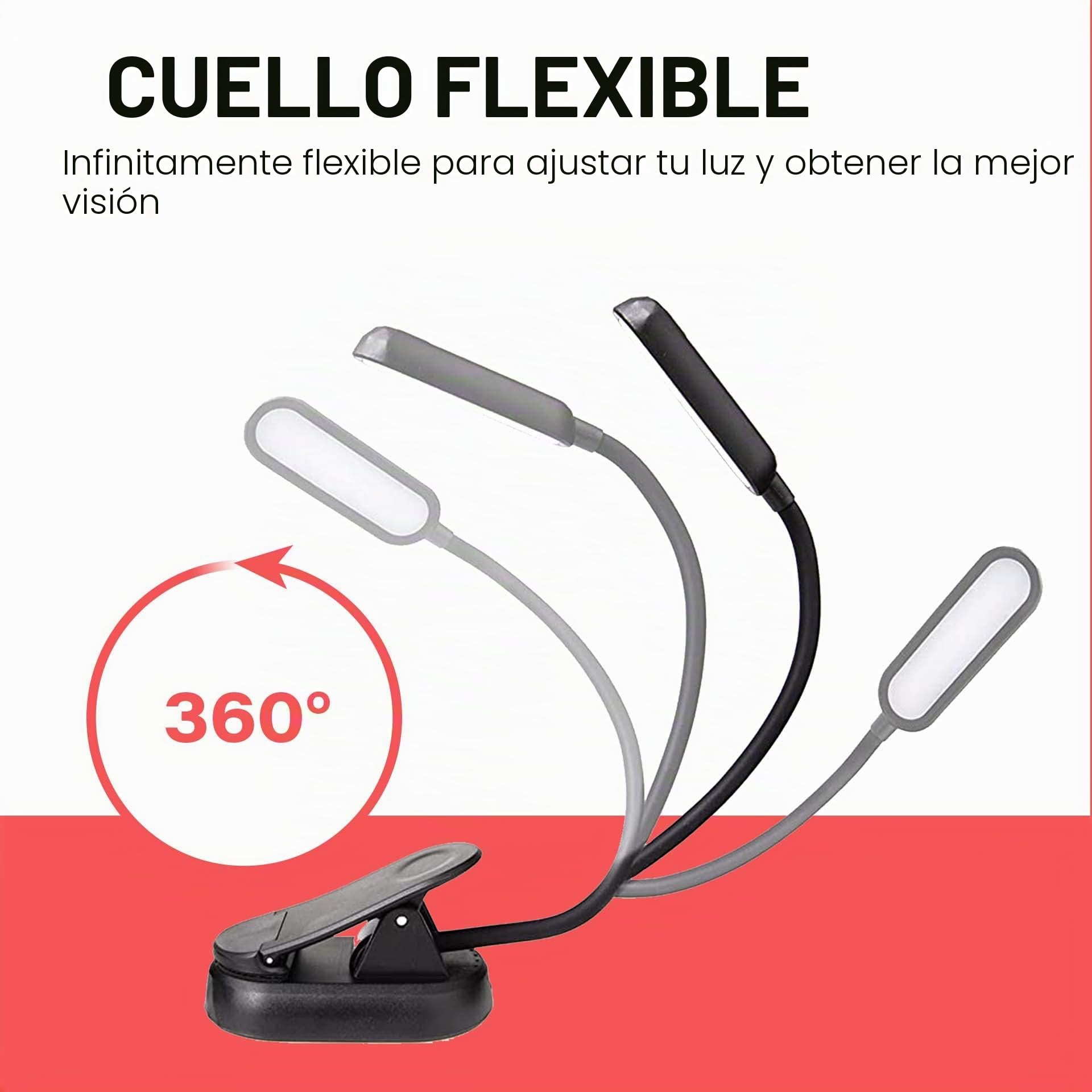 Hooga Luz de libro ámbar, bloqueo de luz azul, recargable modo dual de lectura nocturna, ámbar de 1600 K y rojo de 625 nm para leer en la cama. Regalo para estudiantes, niños