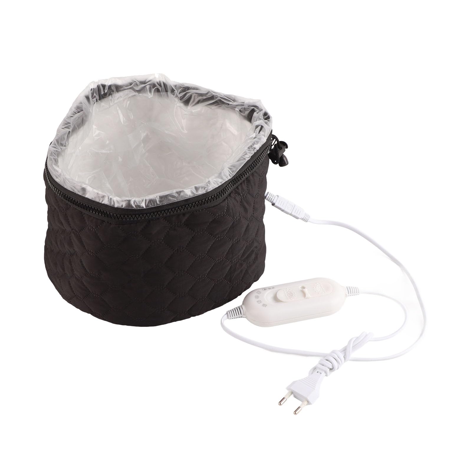 Czapka termiczna, regulowana czapka do pielęgnacji włosów, elektryczna czapka termiczna 220 V z 3 trybami regulacji temperatury do domowego spa dla włosów, głęboka odżywka