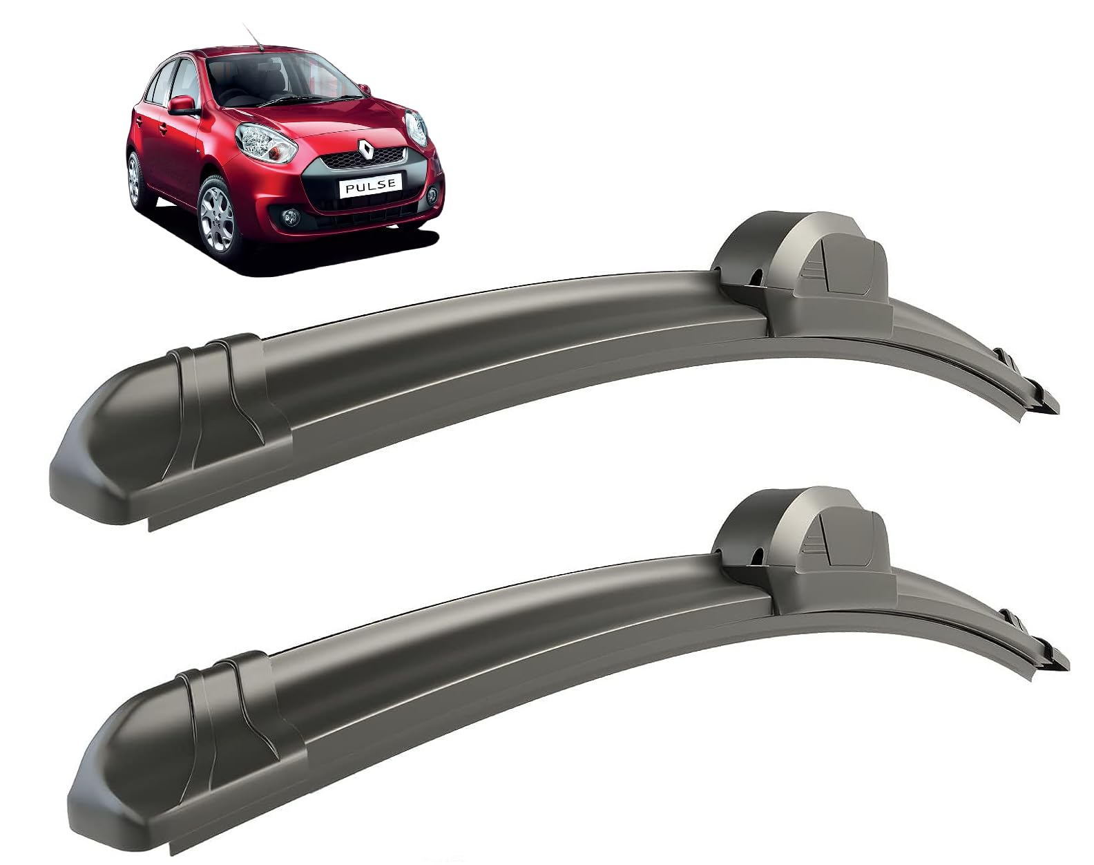 Caronix Windshield Car Wiper Blades Compatibility With Pulse (Model : 2014-2018), Pulse Wiper Blades - Set of 2Pc (D-21,P-14)