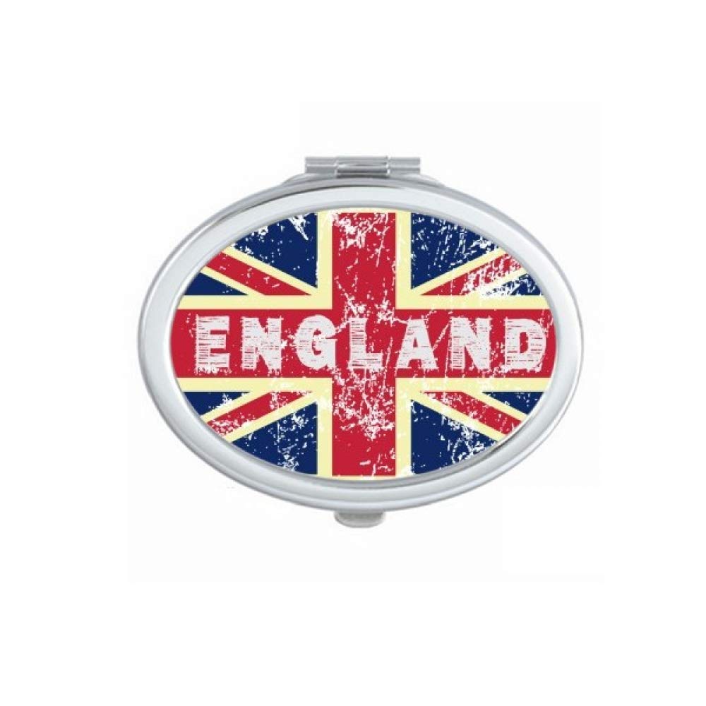 UK the Union Jack Flag Mark Illustration Mirror Portable Fold Hand Makeup Double Side Glasses