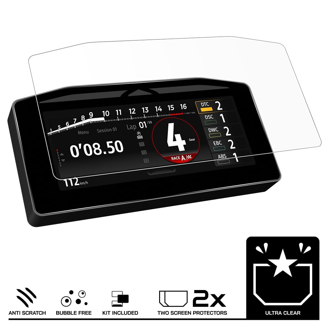 Proteggi Schermo Speedo Angels NANO GLASS Per MT-07 (2025-) - 2 Pezzi - Foto 7