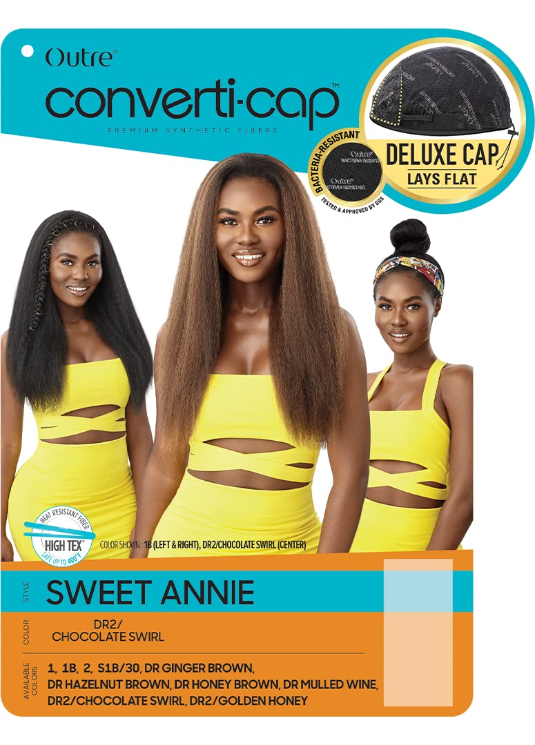 Outre Converti Cap Wig SWEET ANNIE (1), 1 Jet Black - Image 2