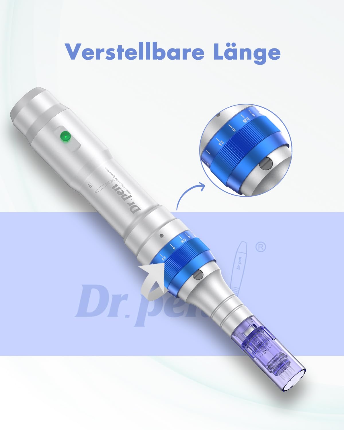 Dr. Pen Ultima A6 Microneedling Pen: Kabellose Microneedling-Maschine Dr. Pen mit 22 Kartuschen