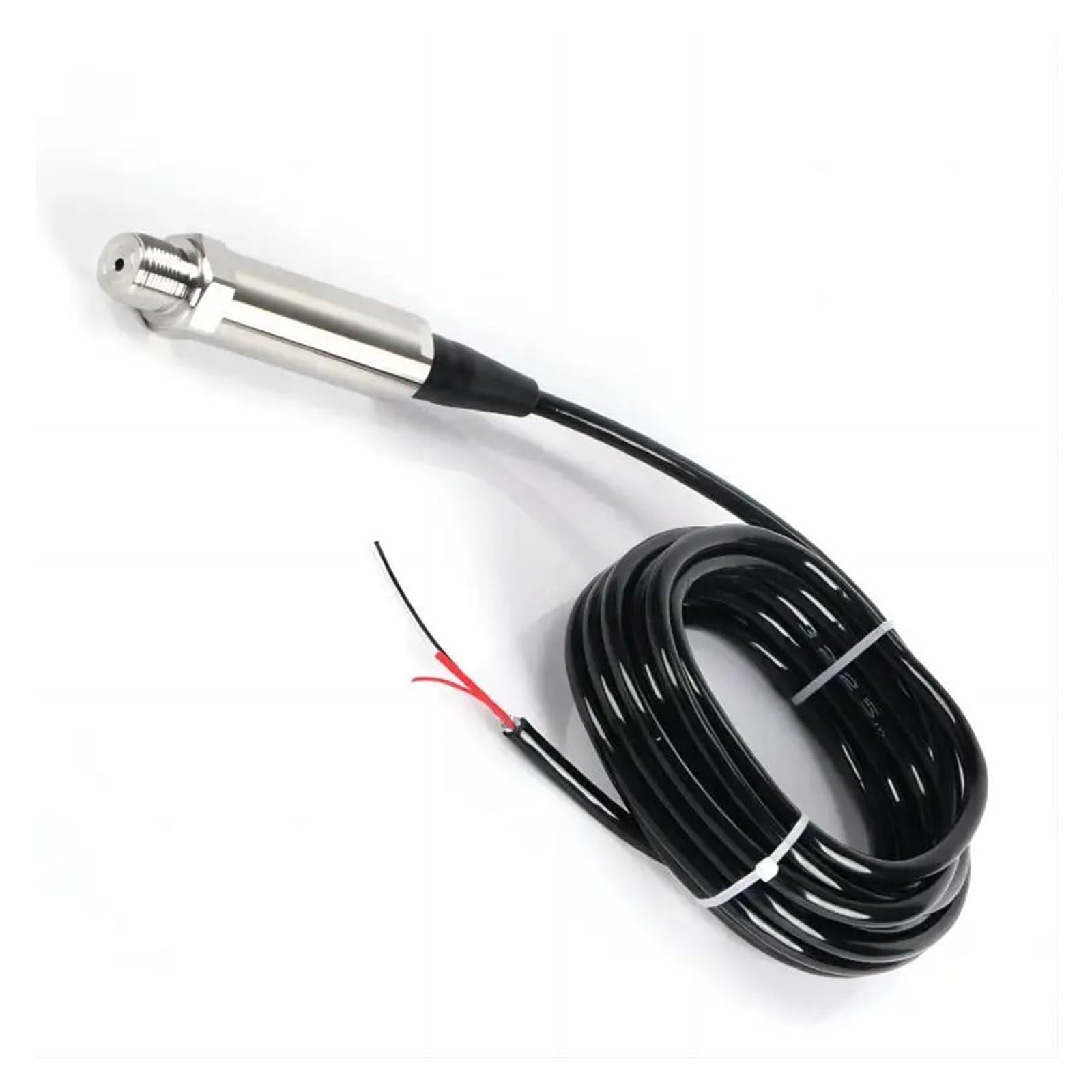 Sensor de nivel de presión de tanque de combustible con rosca M20 de 1 m, transductor for tanque de camión, transmisor de nivel de agua hidrostático piezoeléctrico de 0 a 10 V(0-40Kpa (4m water))