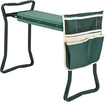 Multifunctional Garden Kneeler & Seat - Heavy Duty Folding Kneeling Bench with Handles, Ideal for Gardening and Sitting - Perfect Garden Stool for Seniors Women