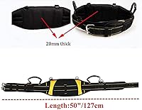 Vista 4 de Cinturón de herramientas acolchado para electricista Tradesman Pro Cinturón de herramientas acolchado con soporte de espalda acolchado de espuma