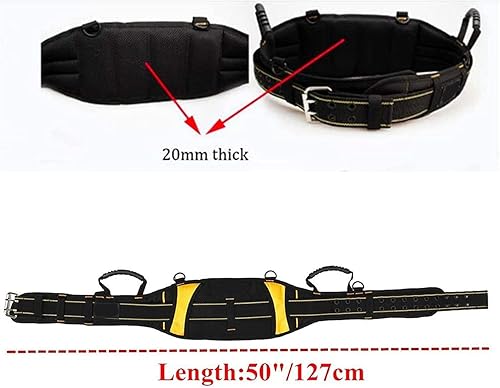 Miniatura 4 de Cinturón de herramientas acolchado para electricista Tradesman Pro Cinturón de herramientas acolchado con soporte de espalda acolchado de espuma