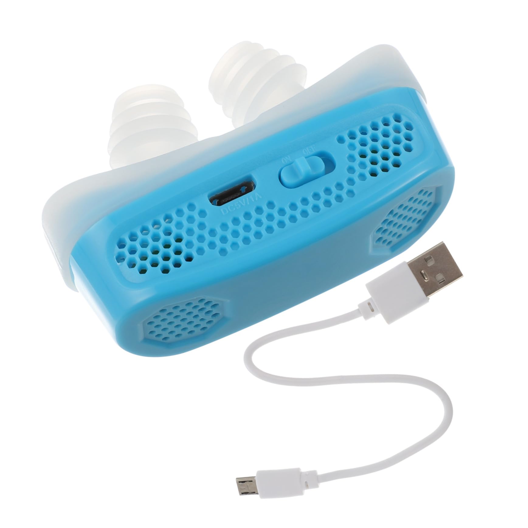Dispositivo Antirronquidos Portátil para Dormir, Ventilación Nasal Aire Purificado, Clip Nasal ABS para Mejorar el Descanso Salud