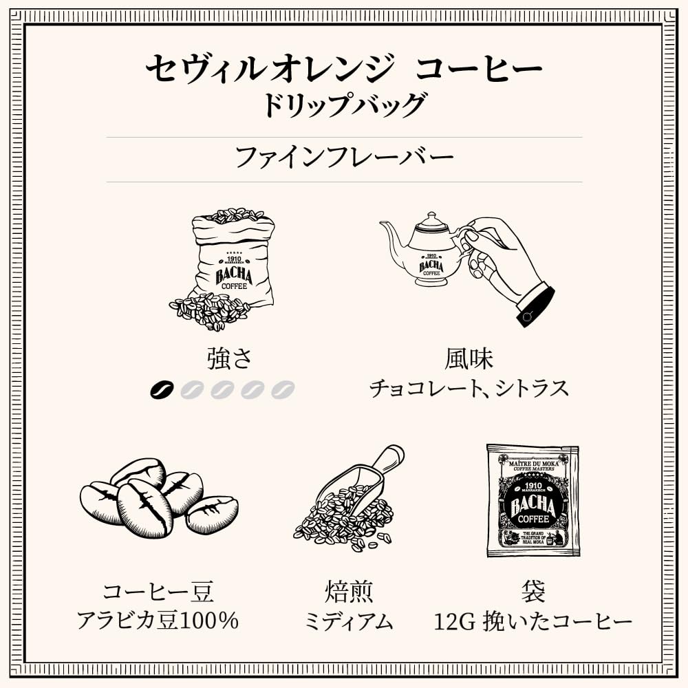 Amazon.co.jp: Bacha Coffee（バシャコーヒー） | セヴィルオレンジ