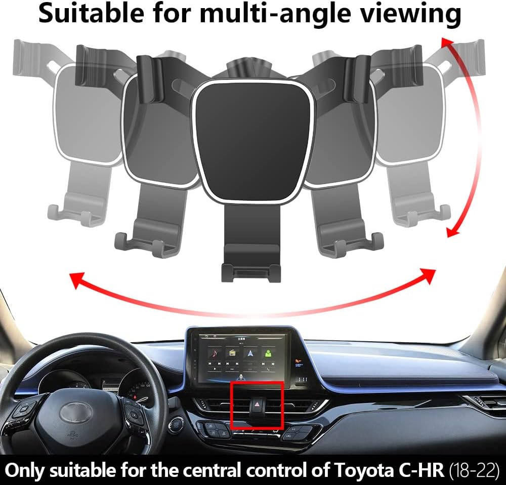 Car Phone Holder for 2018-2022 Toyota CHR C-HR Auto Accessories Navigation Bracket Interior Decoration Mobile Cell Phone Mount
