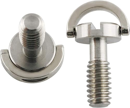 Miniatura 9 de E-outstanding - Tornillos de fijación para cámara de fotos (2 unidades, rosca 14-20, acero inoxidable, 1.181in de largo)