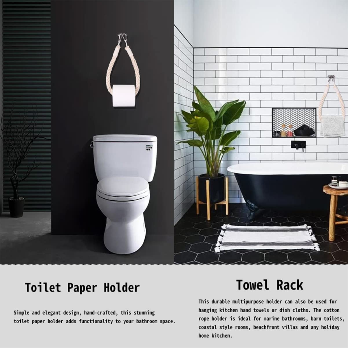 Artibetter Toilettenpapierhalter Hängend Aus Metall Für Bad Und Wc Platzsparendes Retro-Design Umweltfreundliches Material Gegen Herunterfallen