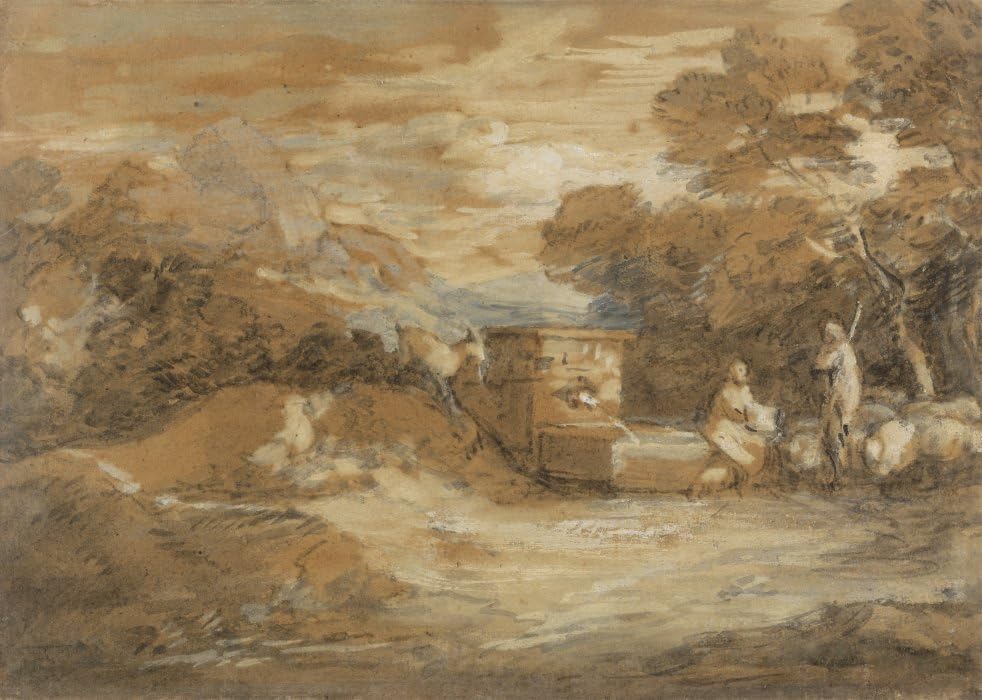 Pinturas de montaña Gainsborough 60x90cm para decorar paredes vacías