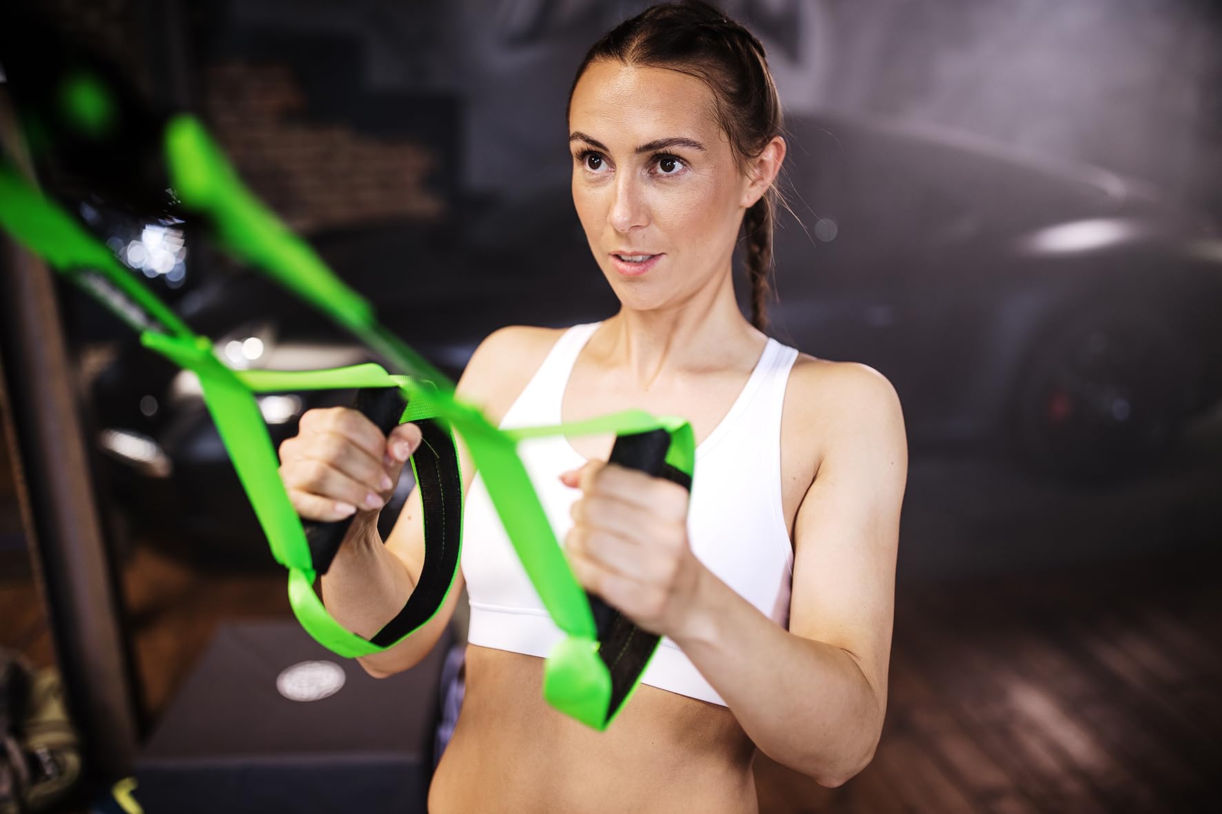 TOOLZ Schlingentrainer mit Türverankerung – Sling Trainer Set für effektives Ganzkörpertraining – Widerstandstraining für Zuhause & Outdoor – Mit Transportbeutel & Verlängerungsgurt