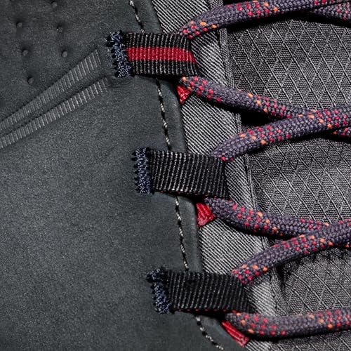 Mammut Nova IV Mid GTX Women | Wanderschuhe für Damen, Wasserdichte Trekkingschuhe, Outdoor Schuhe, Gore-Tex Bergschuhe, Sportschuhe für Hiking | Black-Blood Red, 6.5