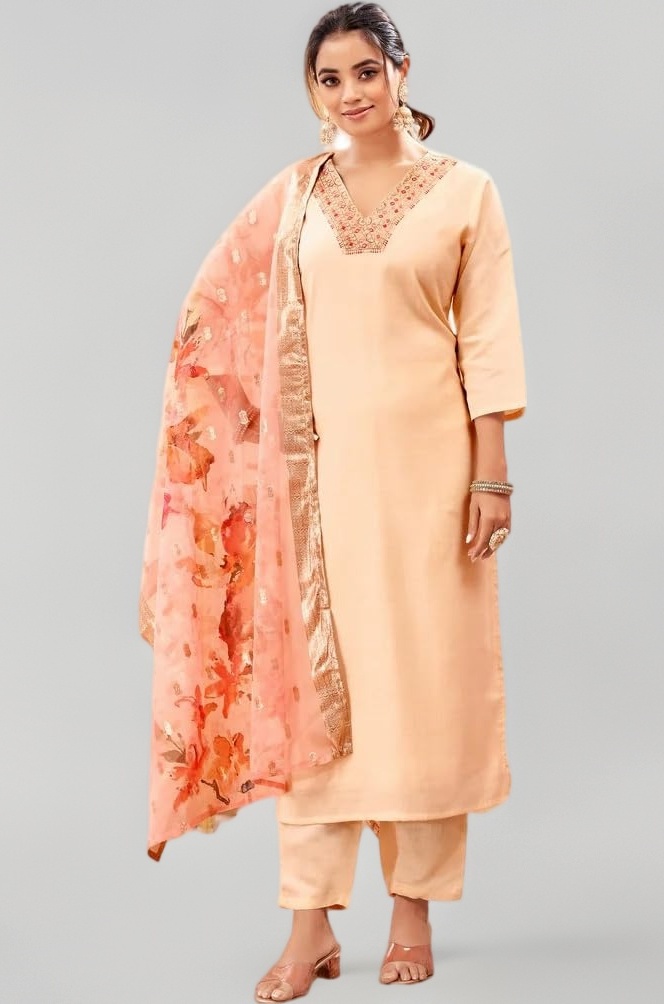 Women's Kurta & Pant with Dupatta || Straight Kurta Outfits || Ethnic Set (SHZ/1499-1606)