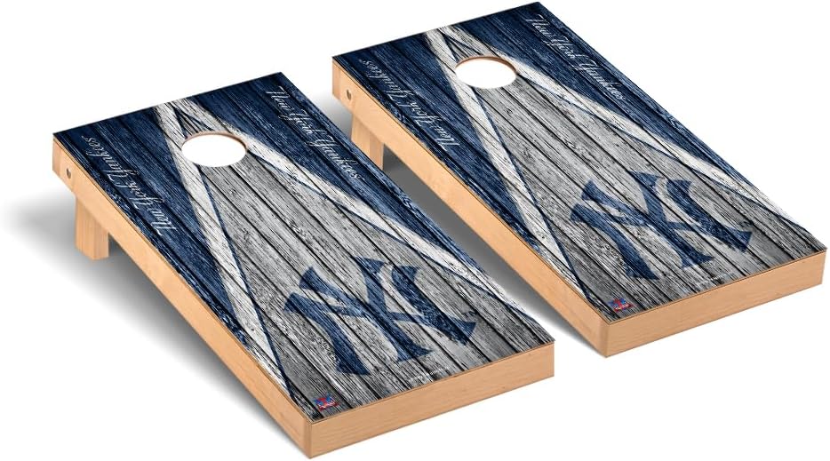 Baseball Themed Cornhole Boards, 2x4 Premium Corn Hole Board Set, Officially Licensed Cornhole Boards, Perfect for Tailgates