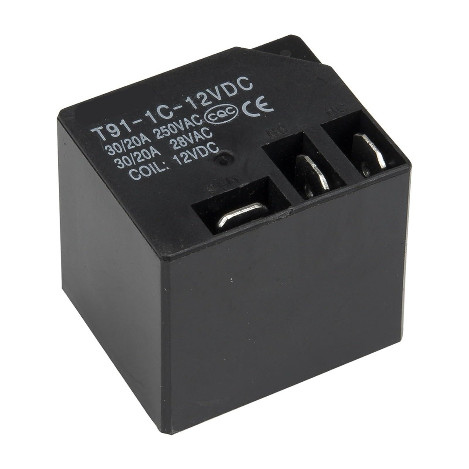 OSHZIKJII 10pcs 5pin 12V T91 relay T91-C JQX-16F 12VDC