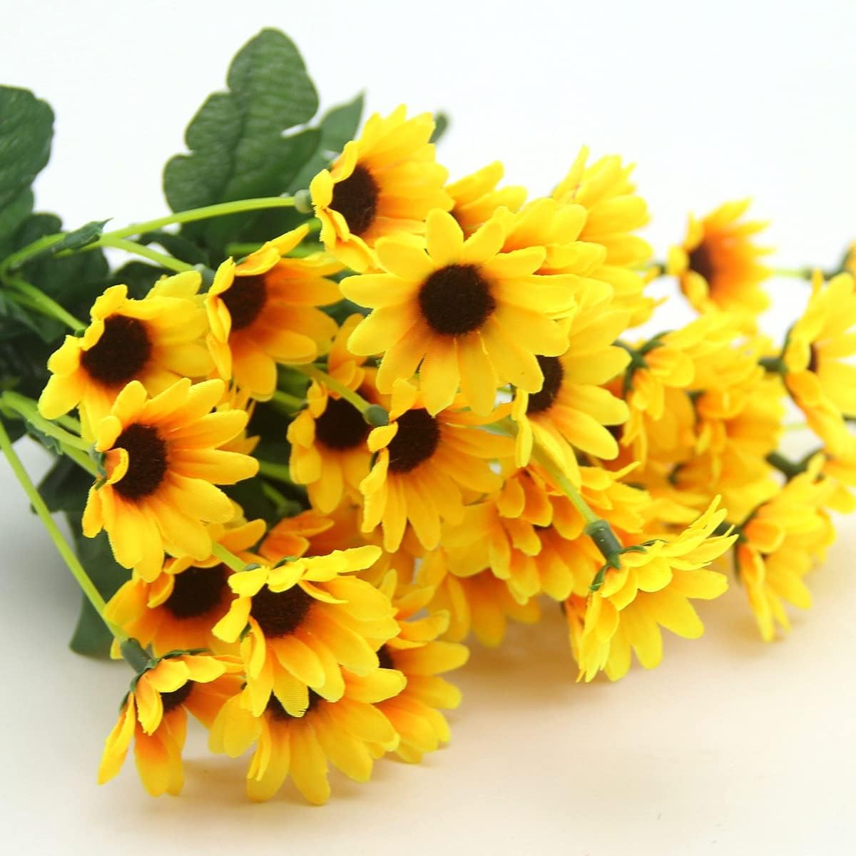 NKICAW 5 Bunches Artificial Sunflower,Sunflower Bouquet