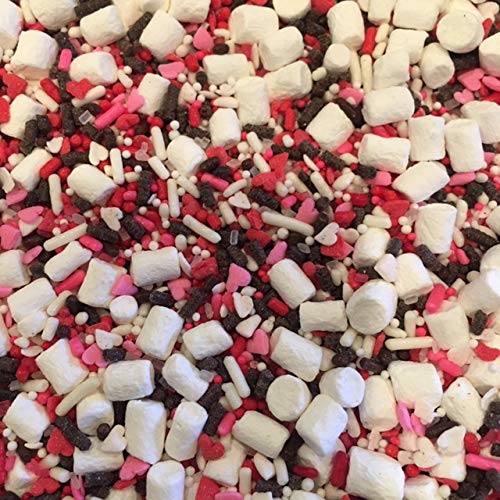 Miniatura 2 de Mini malvaviscos para bombas de chocolate caliente y coberturas de cacao I chispas de copo de nieve I malvavisco deshidratado I hornear y decorar