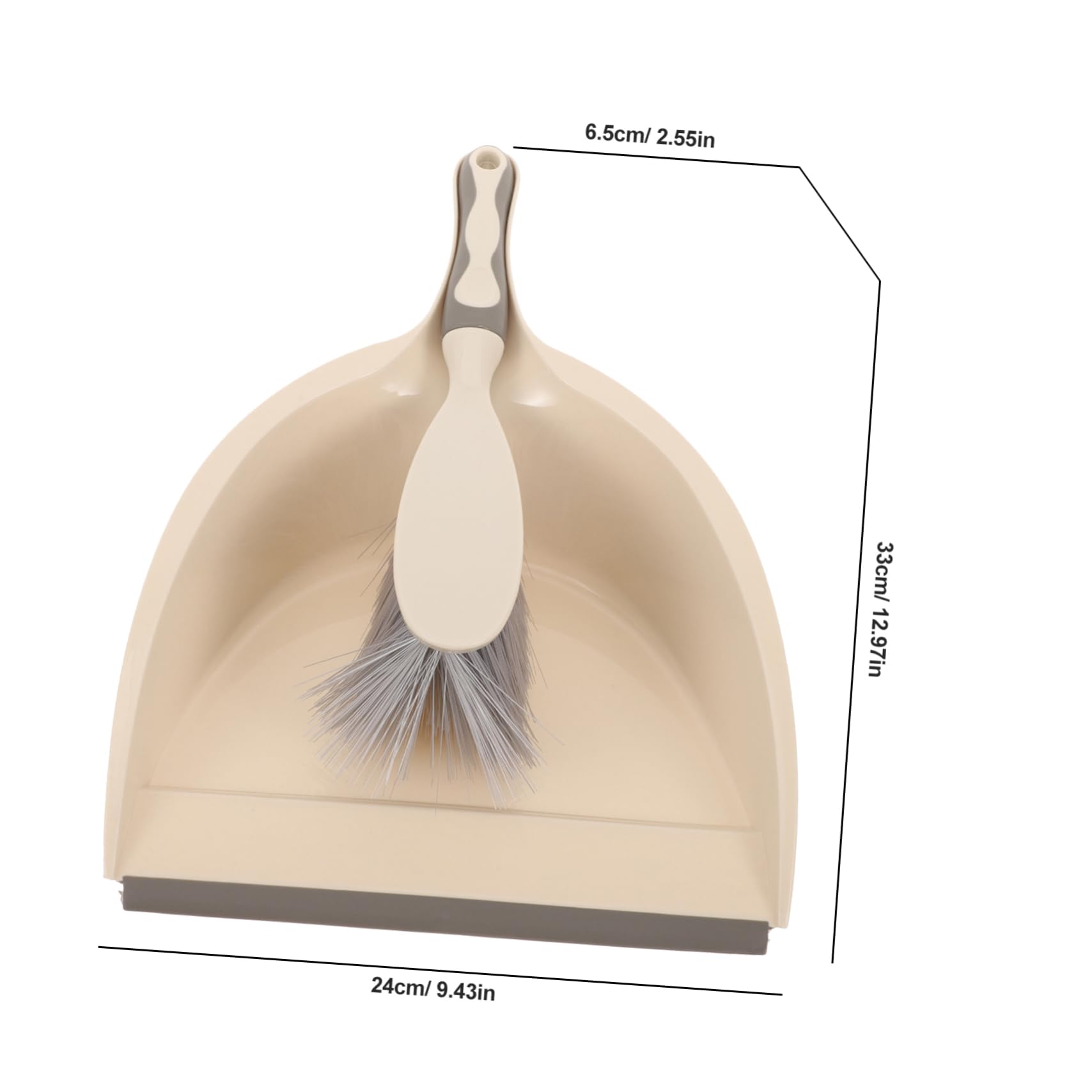 MOLUCKFU 1 Set Multifunctional Cleaning Brush Computer Cleaning Brush Table Cleaning Tool Household Brooms Mini Garbage Container Multi Functional Cleaning Brush Keyboard Broom White Pp