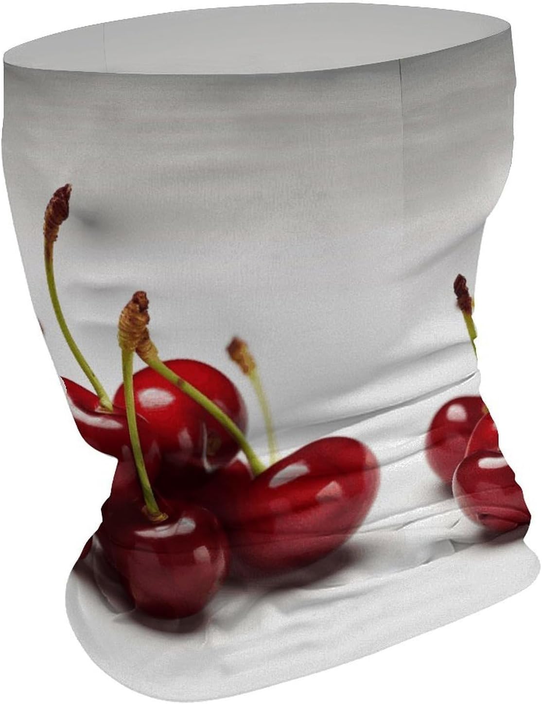 Chilean Cherries Neck Gaiter for Men Women Cooling Breathable Face Mask Scarf Windproof Hiking Bandana Soft Face Cover High-elastic Magic Scarf Headband for Cycling Running