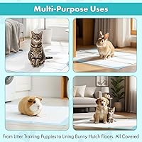 Vista 9 de TBM Puppy Pads 100 Count - 23.6" x 23.6" - Super Absorbent Pee Pads for Dogs - Premium Leak-Proof - Pets Potty Training Essentials - Disposable