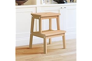 BEKVAM: Sturdy Wooden Step Stool for Home Efficiency