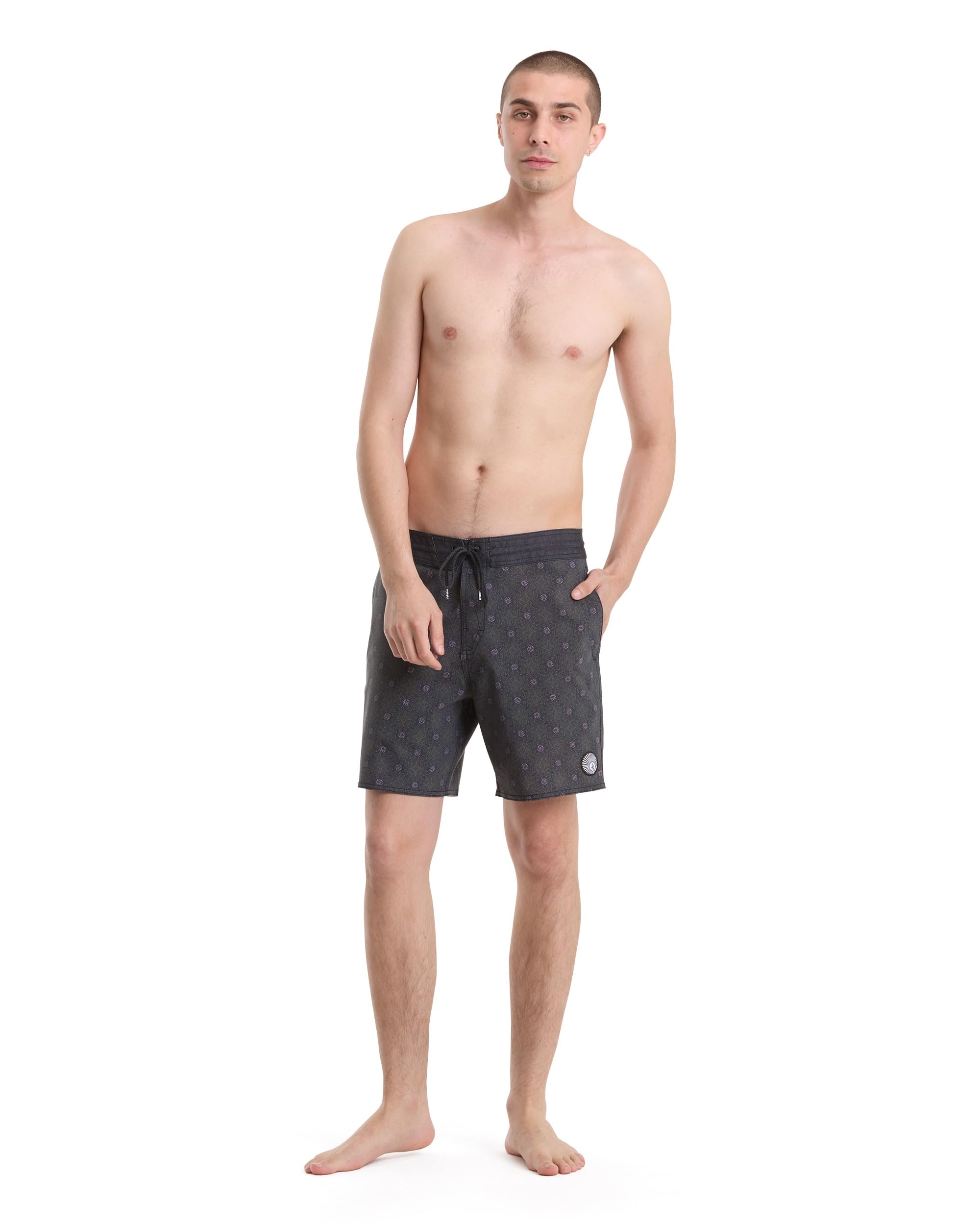 Volcom Herren 17" Stretch Board Shorts- Stretchable, UPF 50+, Quick Dry Swim Bottoms Boardshorts