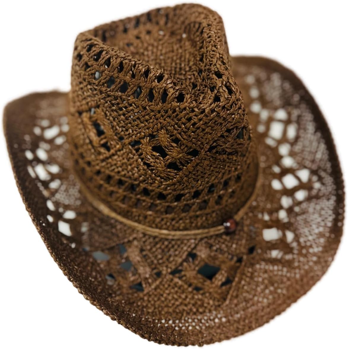 Chapéu Country Marrom Praia Sertanejo Rodeio Shows Peão Cowboy Unissex