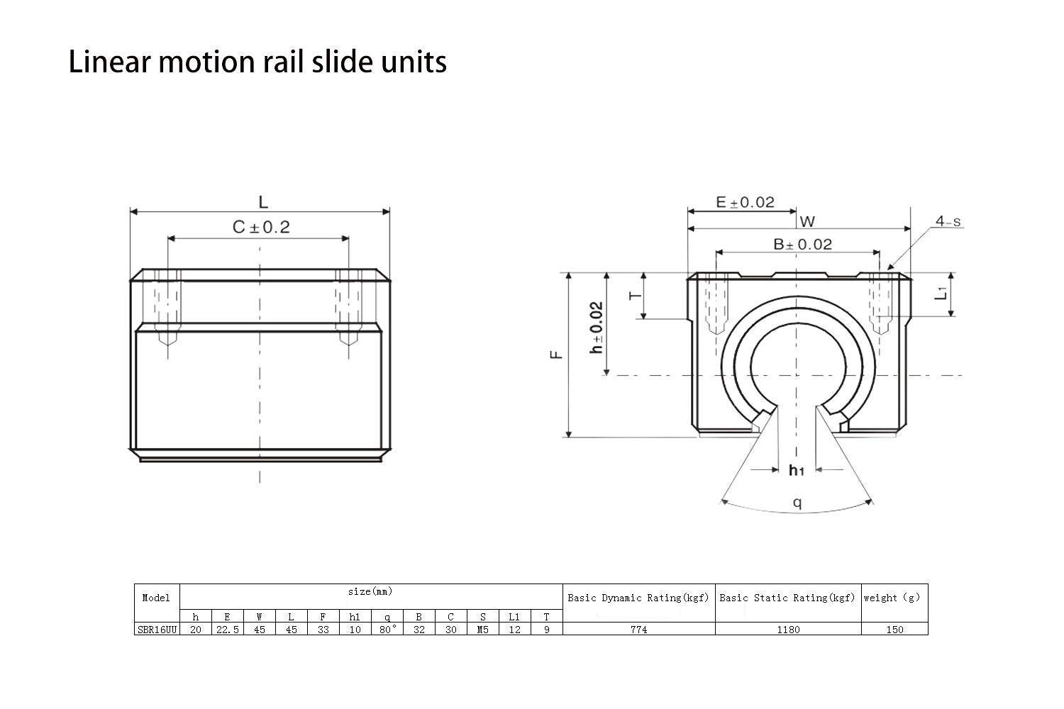 Best Deal Product Mssoomm Linear Rail Shaft Guide and Linear Bearing Slide Block, 2Pcs SBR16-33.07 inch / 840mm Rails +4Pcs SBR16UU Blocks with End Stops to Choose for CNC Router Machine and 3D Printer Authentic Crazy Deals Mssoomm Linear Rail Shaft Guide and Linear Bearing Slide Block, 2Pcs SBR16-33.07 inch / 840mm Rails +4Pcs SBR16UU Blocks with End Stops to Choose for CNC Router Machine and 3D Printer