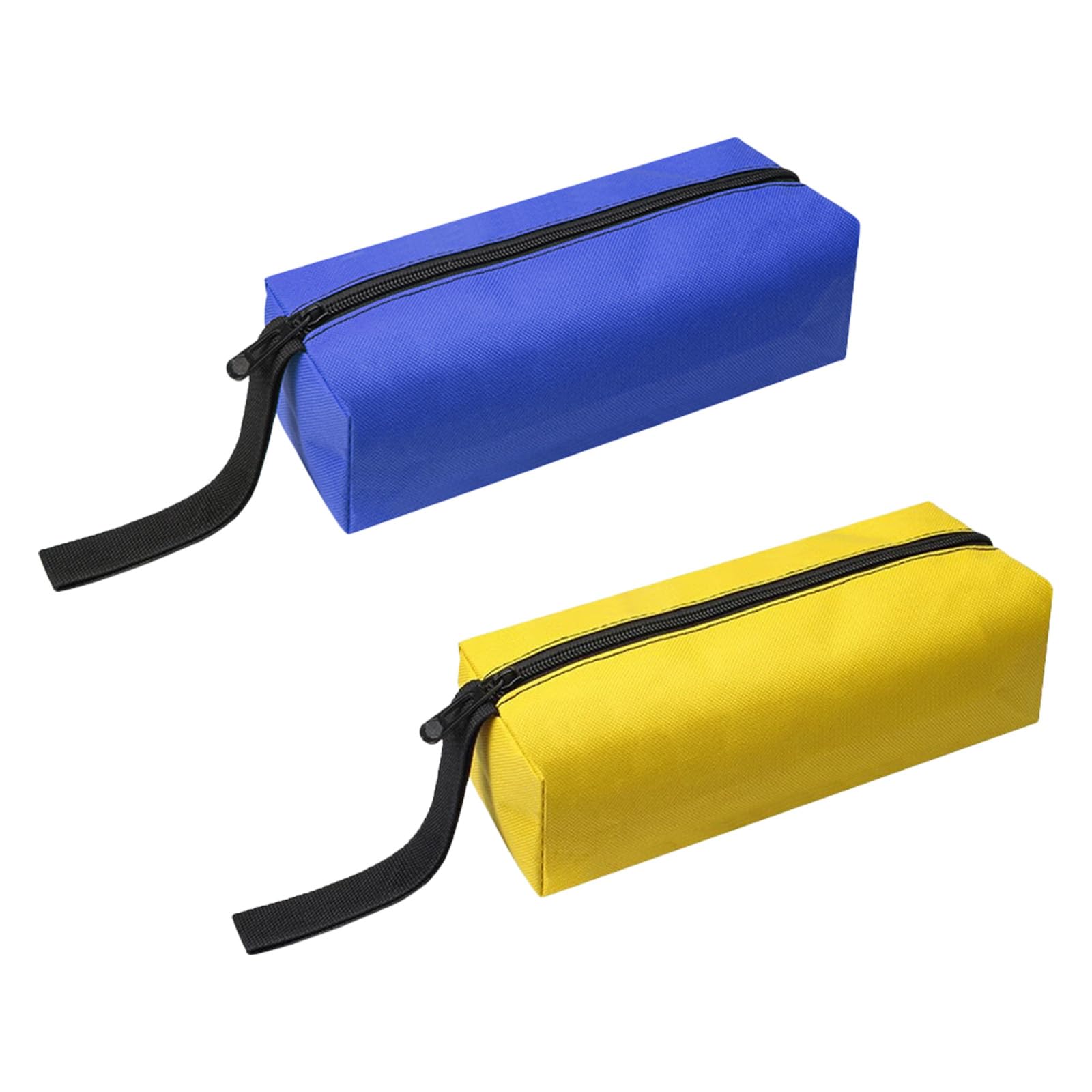 PAITOK 2Pcs Canvas Tool Bag Set, Multipurpose Small Tool Pouch Storage, Zipper Tool Rolls