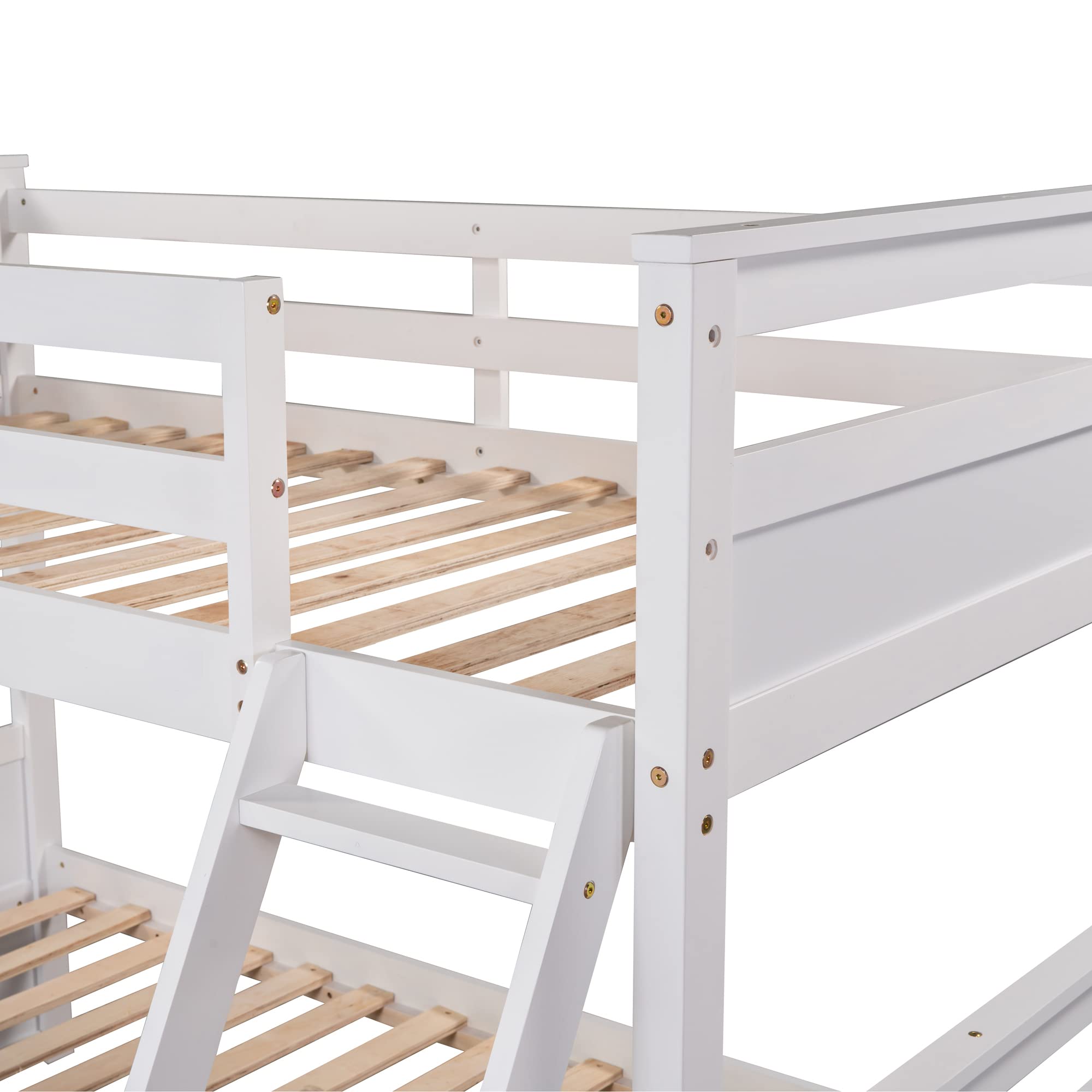 Amazon.com: Harper & Bright Designs Solid Wood Bunk Bed with