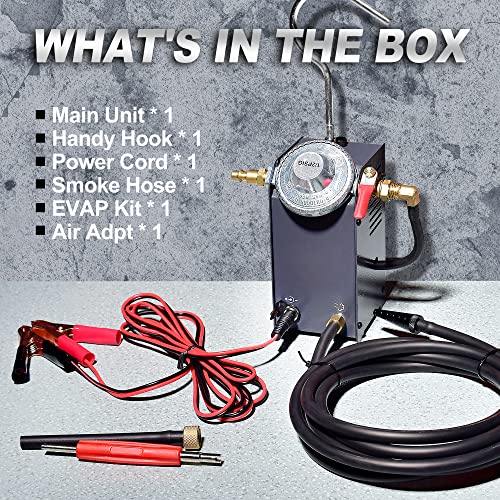 Easyuse Evap Smoke Machine Car Fuel Leak Detectrs, Diagnostic, Automotive Fuel Pipe System Leak Tester With Evap System For All Cars, Motorcycles, Snowmobiles, Atv, Light Trucks, Boats #TOP1
