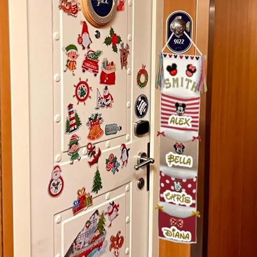 RUNROLE Gancho extensor de peixe para Disney Cruise Line – 20 cm de largura, 4 bolsos, área de pared