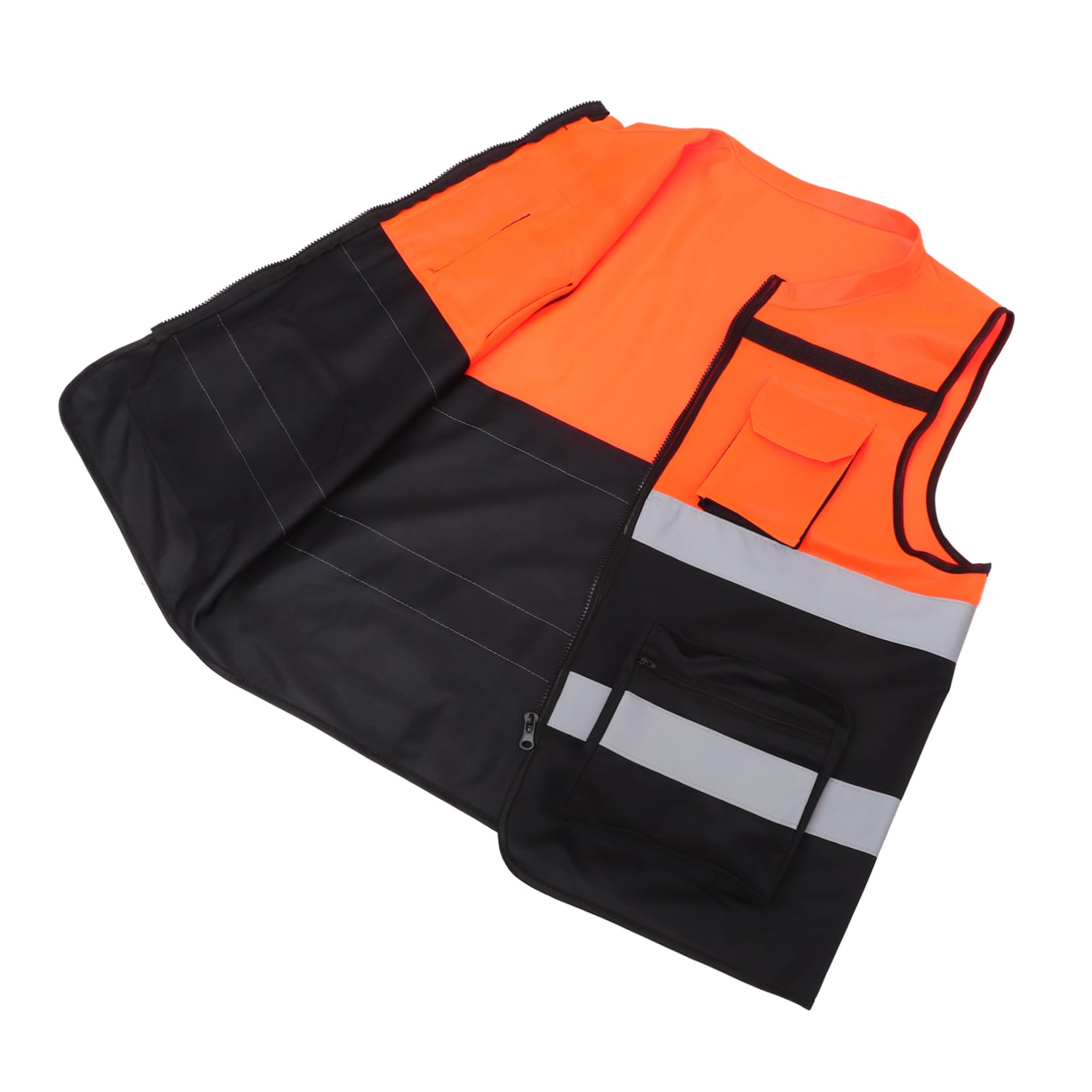 PartyKindom Chaleco Reflectante de Seguridad para Ciclismo y Correr Alta Visibilidad Chaleco Ligero y Transpirable para Actividades Nocturnas para