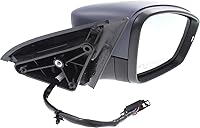 Vista 4 de Kool Vue - Espejo eléctrico compatible con Volkswagen Jetta 11-18 derecho e izquierdo manual plegable calefacción luz de señal sedánhíbrido pintable