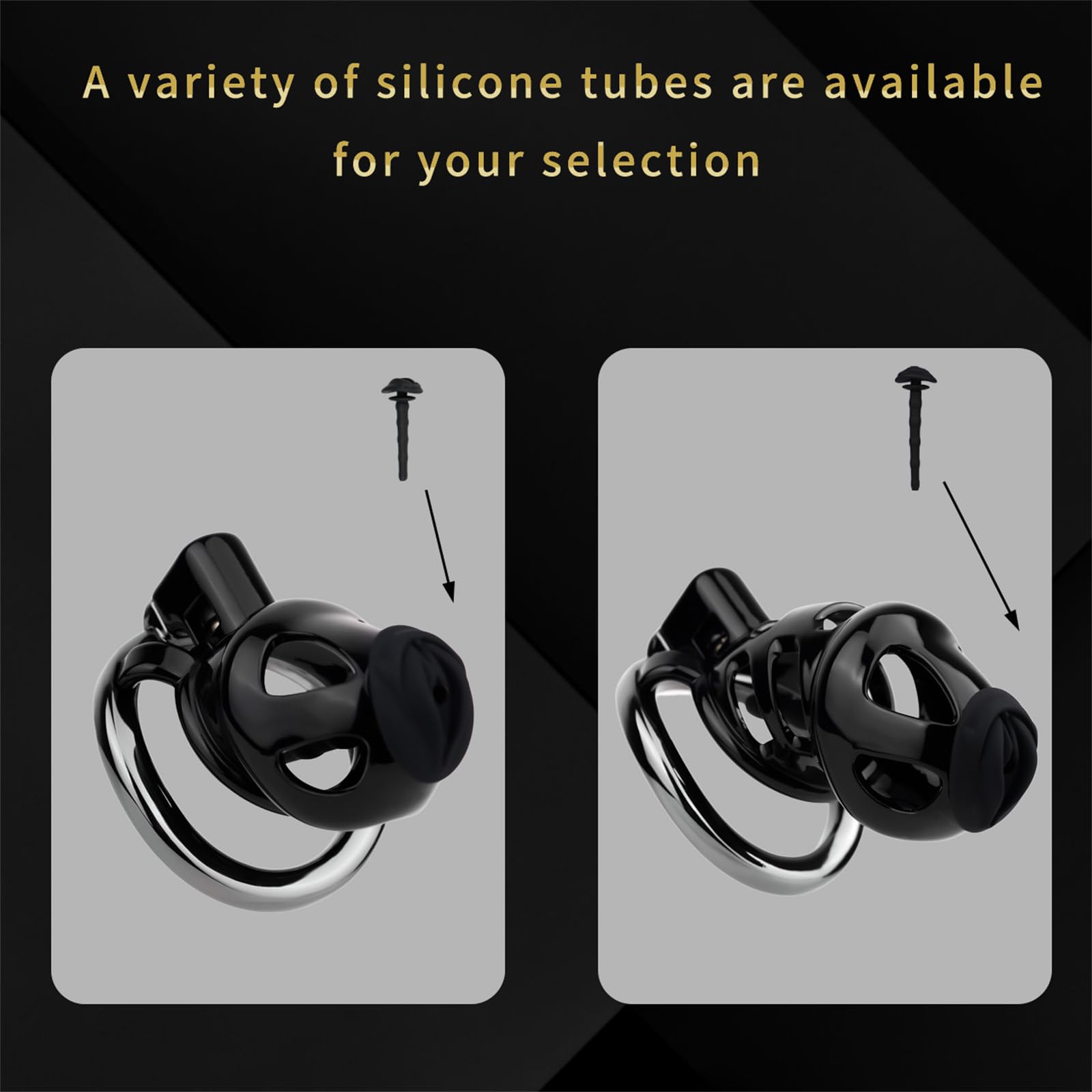 3d BelüFtung KeuschheitsgüRtel Set Mit 4 Breiteren Ringe Und Belt Klein PeniskäFig Chastity Cage Urinal Herren KeuschheitskäFig Sm Bondage Sexspielzeug FüR MäNner(m)