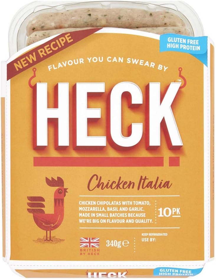 Heck 10 Chicken Italia Sausages, 340g