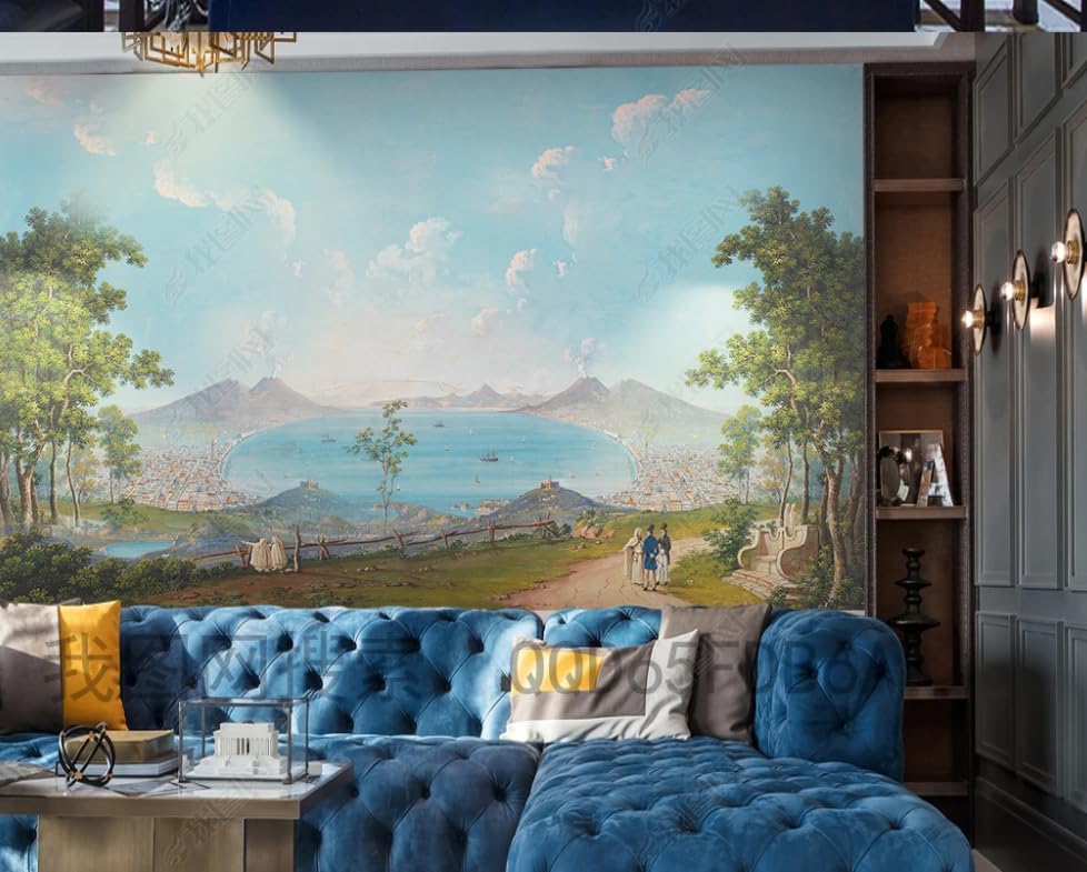 Papier peint intissé peinture médiévale poster géant mural chambre