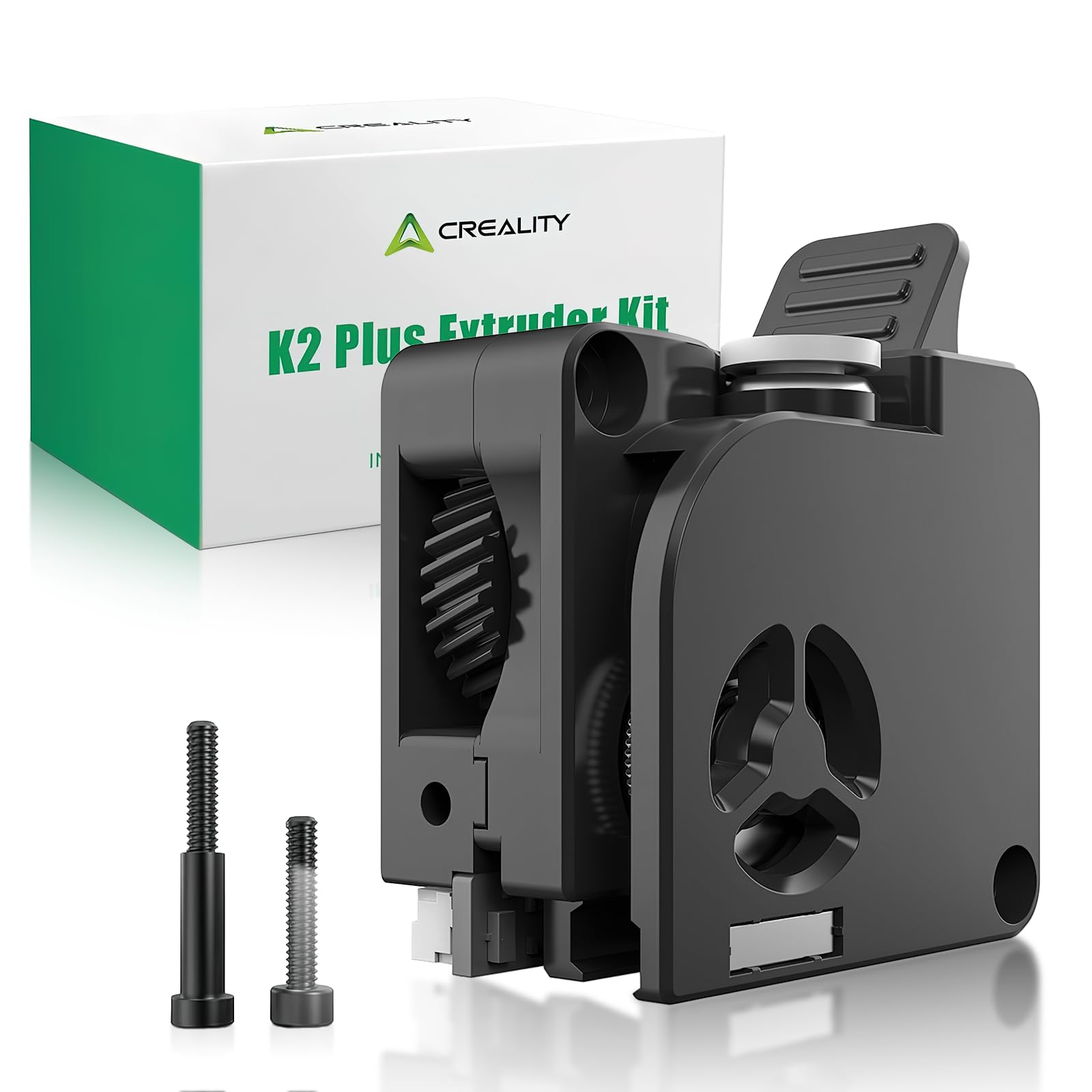 Kit Extrusor Creality K2 Plus con High-Hardness Dual Gears Drive, Built-in Filamento Break Sensor, Fuerza de hasta 80N, Alto Par de Extrusión Comaptible with Creality K2 Plus Combo Impresora 3D