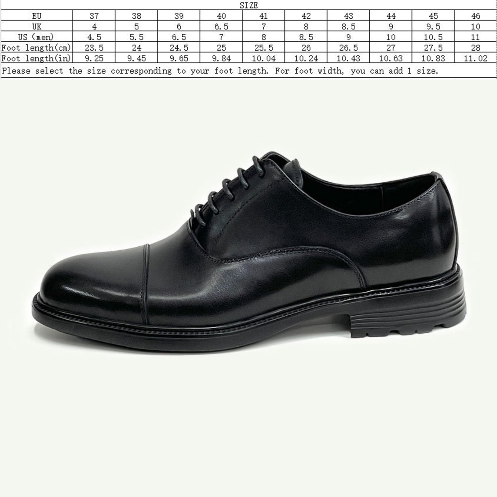 Scarpe Stringate in Pelle da Uomo Scarpe Classiche da Ufficio da Lavoro da Cerimonia E da Cerimonia Formale