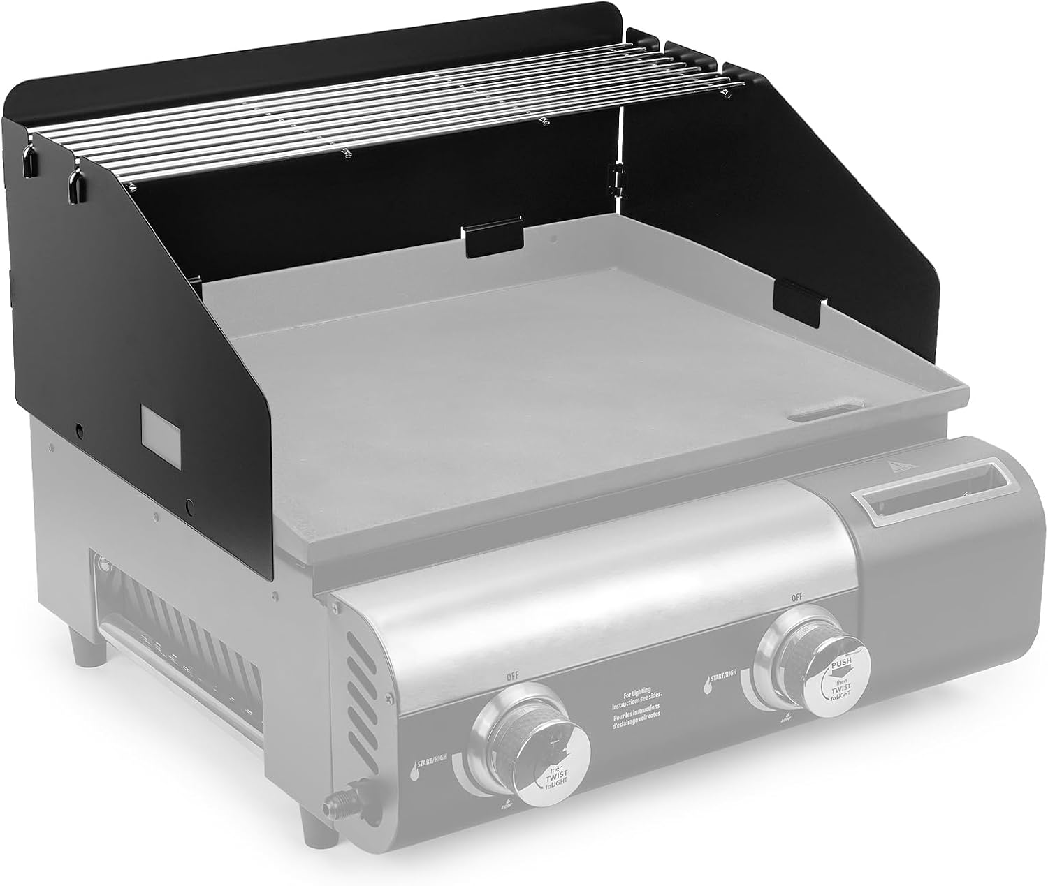 Stanbroil Griddle Wind Guard and Warming Rack for Cuisinart