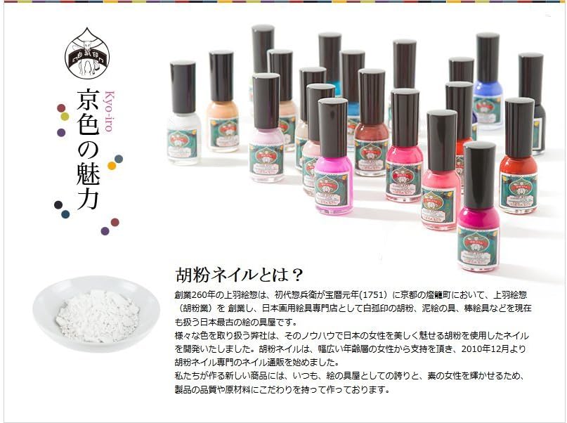 Amazon 胡粉ネイル 雲母 うんも 上羽絵惣 マルチネイルコート 通販