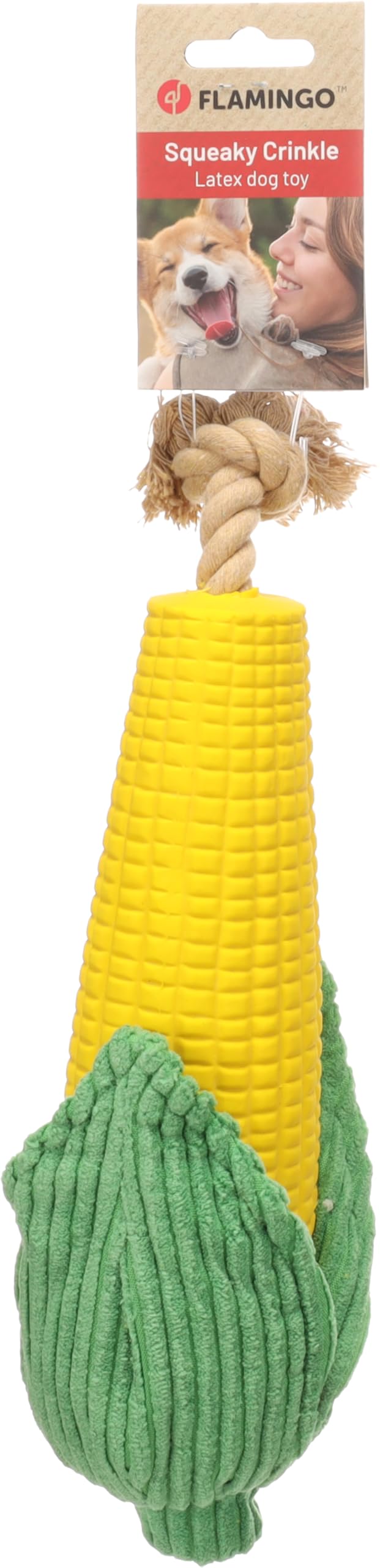 Flamingo TOY SEEZO CORN YELLOW 33x9x9CM