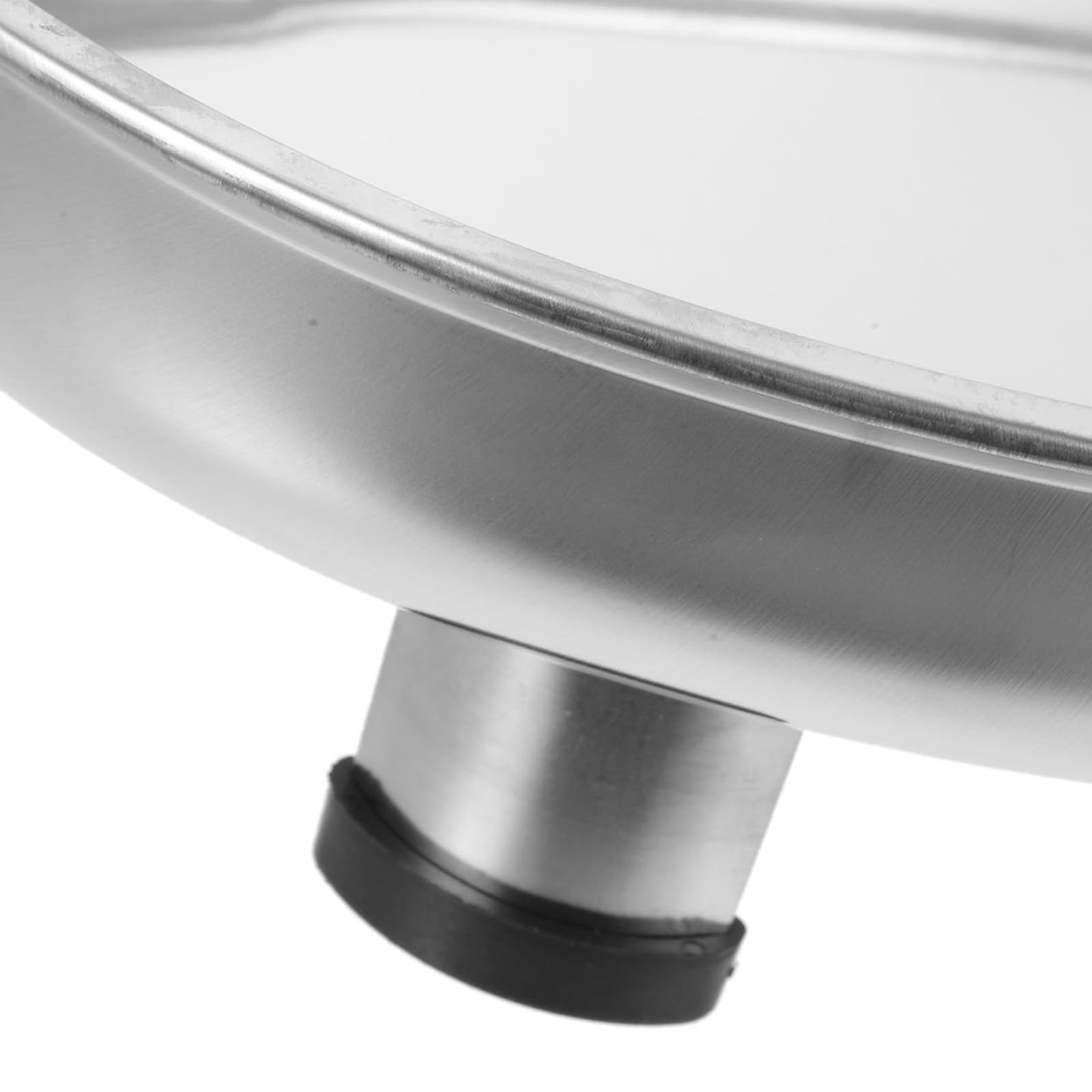 2 Set Vassoio a Forma Ellittica in Acciaio Inox