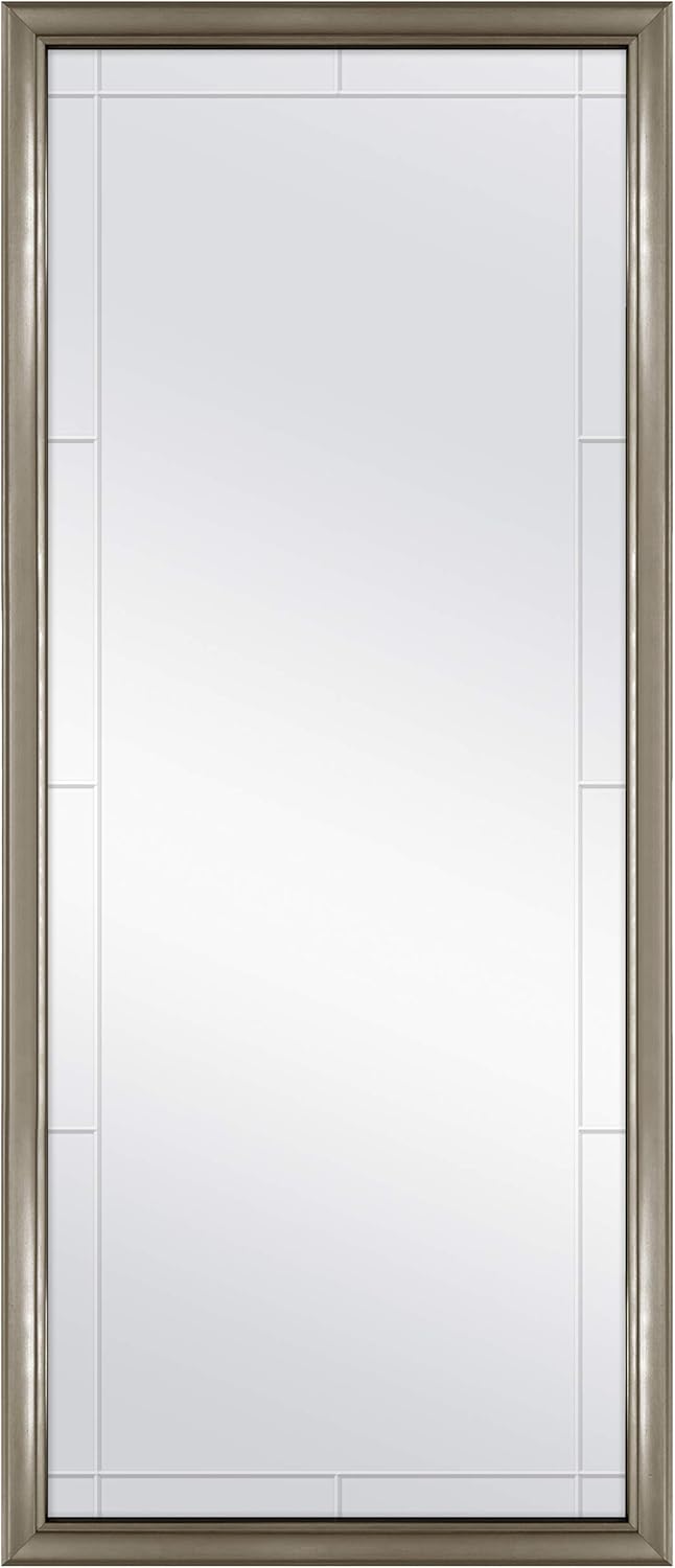 MCS 66981 Revival Grooved Leaner Mirror, 30 x 70 Inch, Bronze