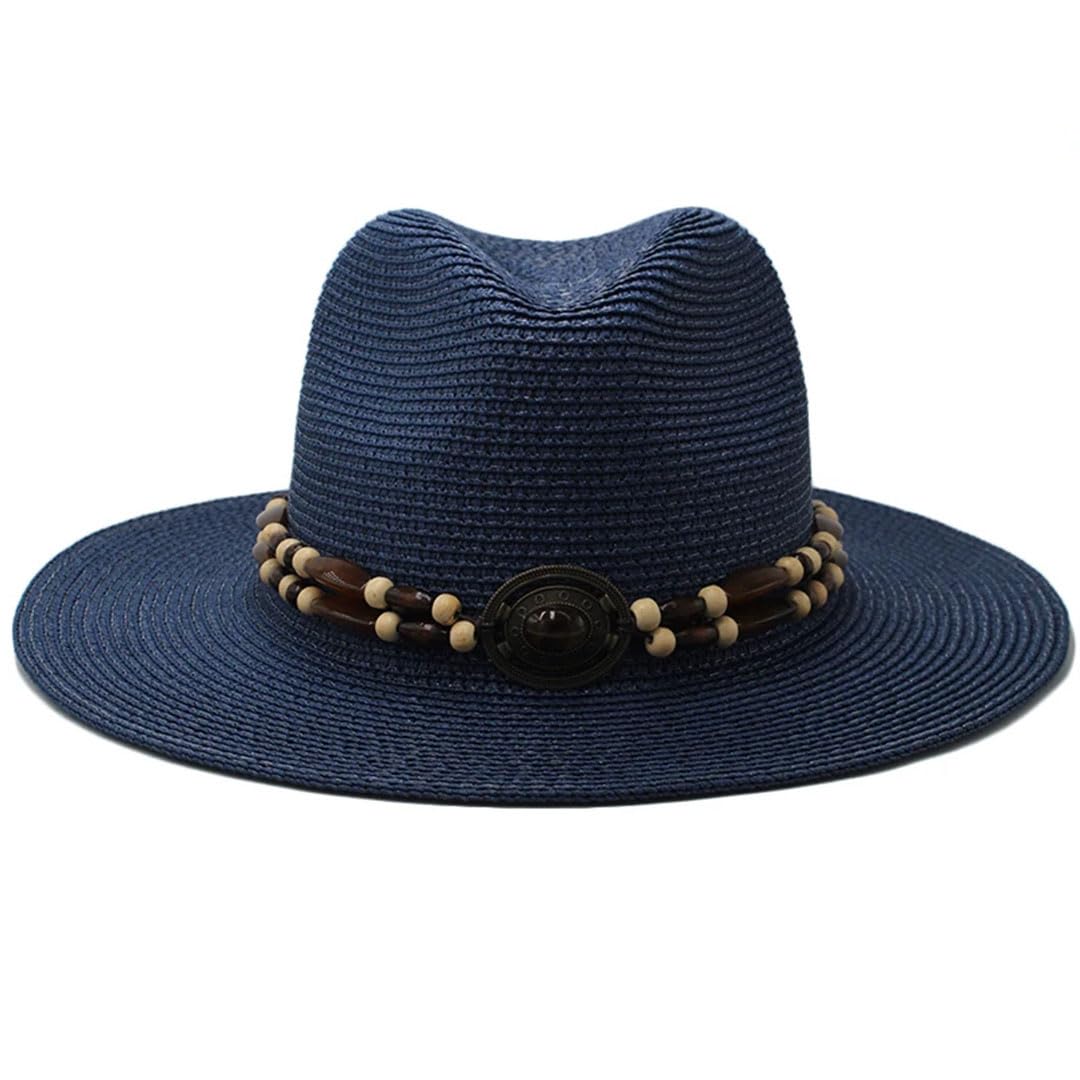 Cappelli Panama in paglia morbida da uomo e da donna, cappelli a tesa larga, cappelli Sombrero Beach Fedora Outdoor Travel