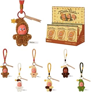 POP MART Twinkle Twinkle Savor the Moment シリーズ Fresh-baked Mini Cookies ぬいぐるみペンダント 【1ピース】ポップマート ガチャガチャ ブラインド ボックス フィギュア プラモデル プレミアム おもちゃ PVC ソフビ オリジナル キャラクター 誕生日 プレゼント