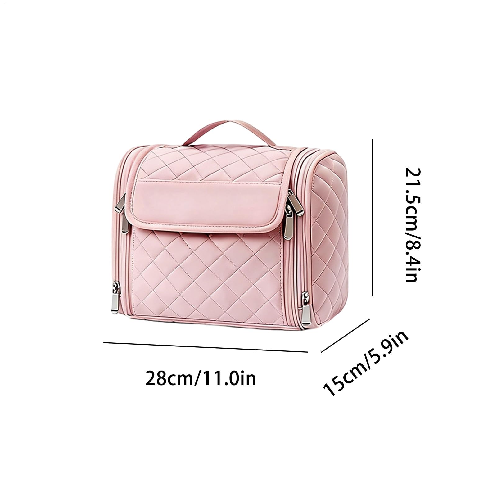 Borsa Toilette da Viaggio Organizer da Toeletta Appendibile | Portatrucchi in Tasca Per Viaggi Business Bagno Hotel Palestra Doccia Aereo Bagaglio a Mano